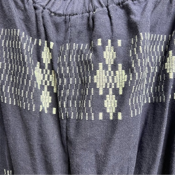 Anthropologie Corey Lynn Calter Aziza Embroidered Off Shoulder Jumpsuit - Picture 10 of 12